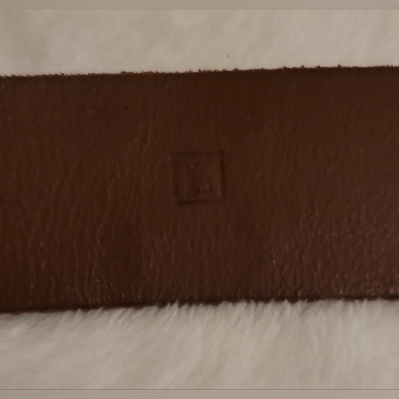 Fossil Bohemian Studded Patchwork Leather Belt with Metal Buckle Size Large - Picture 8 of 8